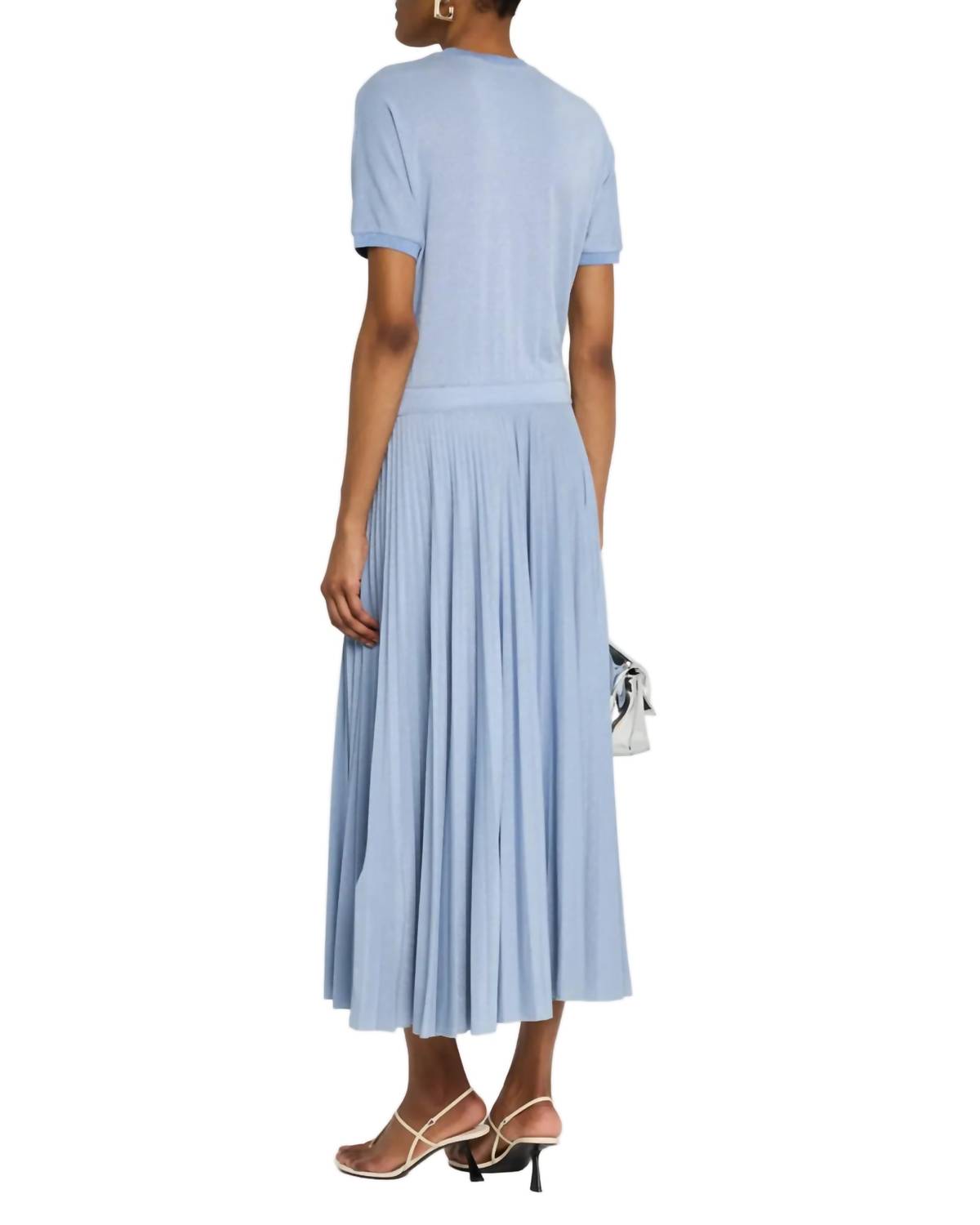 MARELLA Semele Dress in dust blue - women's dress - detail view