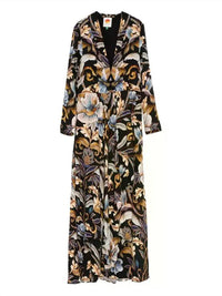 Farm Rio - Snake Garden Maxi Dress