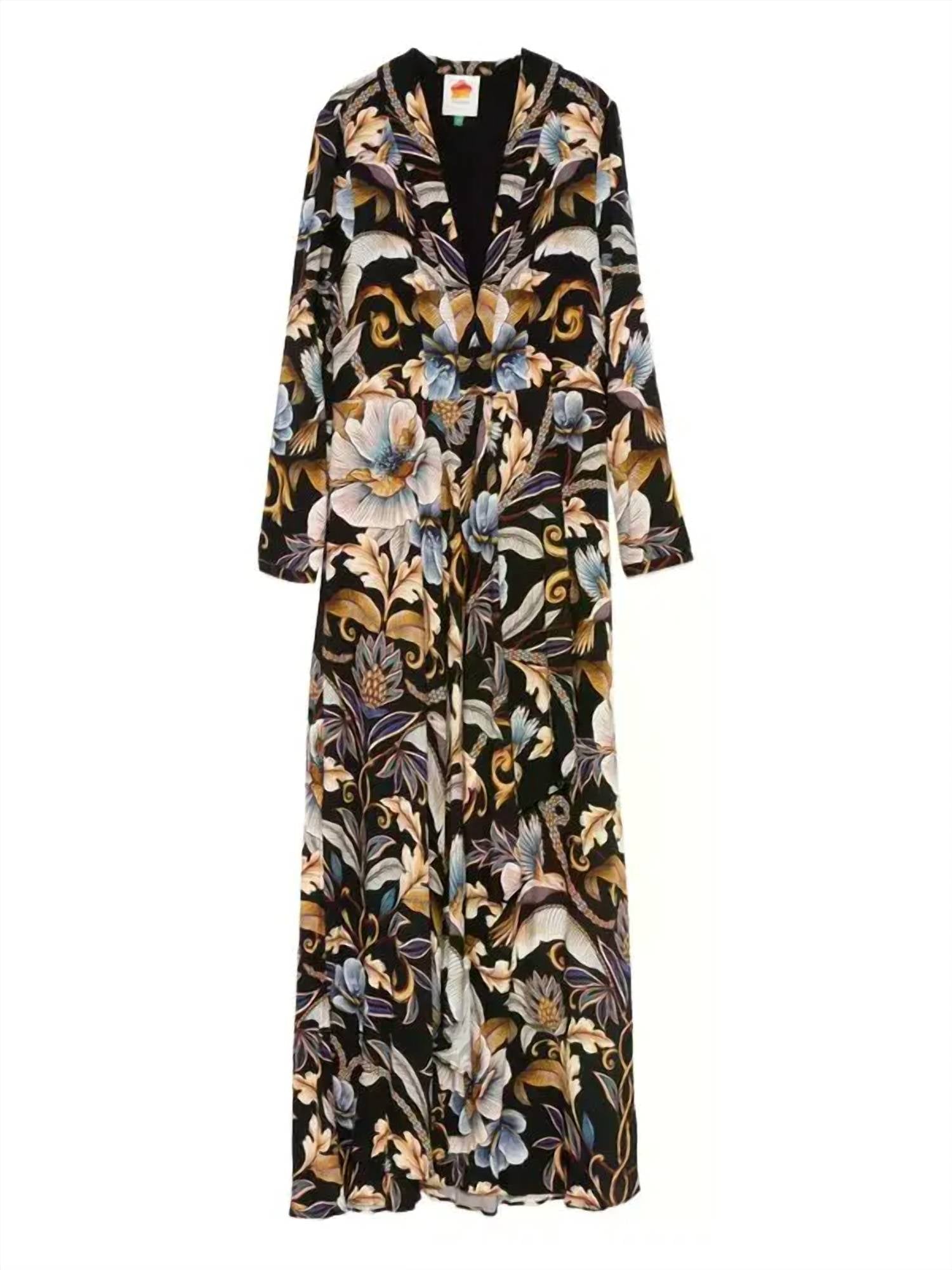 Farm Rio - Snake Garden Maxi Dress