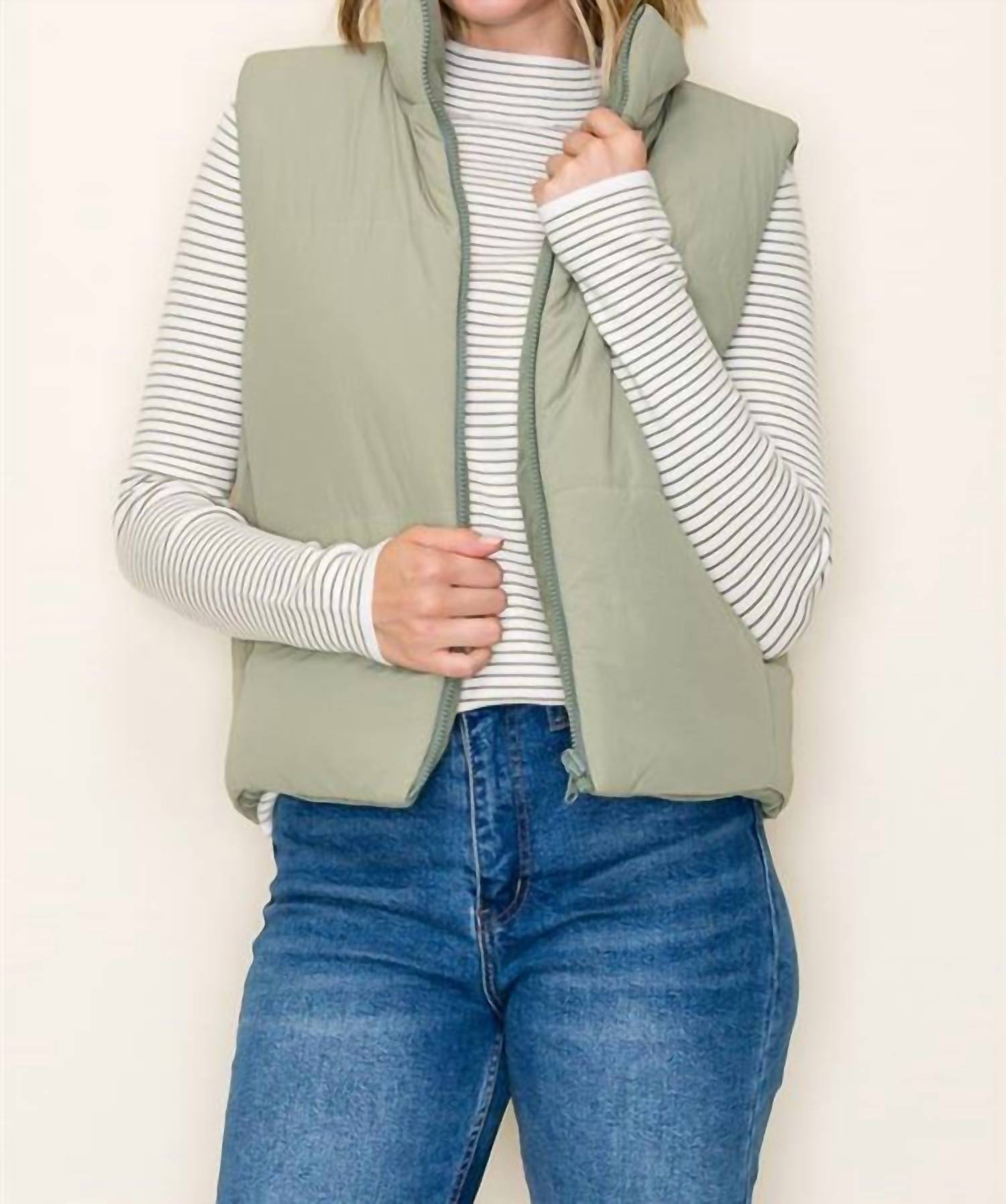 Staccato - Corduroy Reversible Puffer Vest