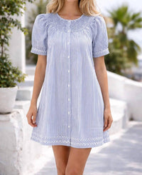 Oliphant - Embroidered Mini Dress