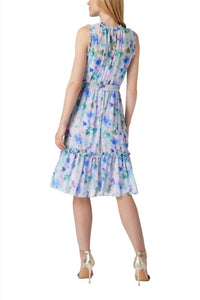 Adrianna Papell - Sleeveless Chiffon Midi Dress