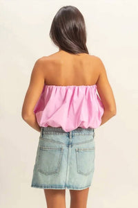 Wishlist - Bubble Crop Top