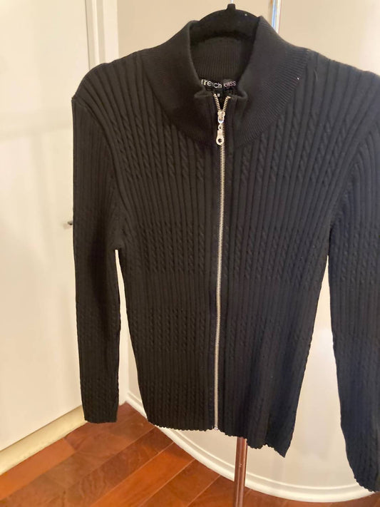 French Kiss - Women's Textured Long Sleeves Cardigan