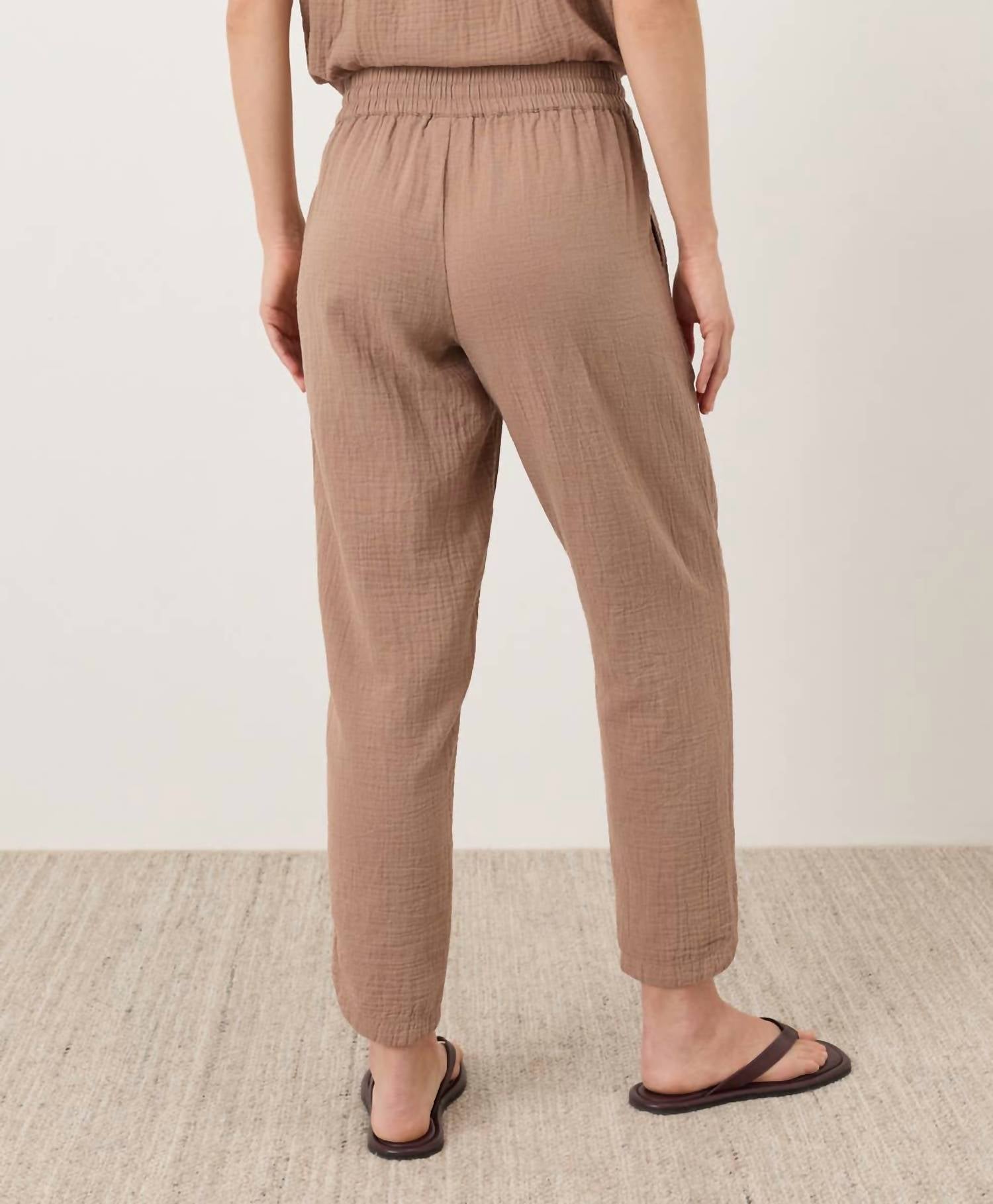 Pact - Coastal Double Gauze Tapered Pull-on Pant
