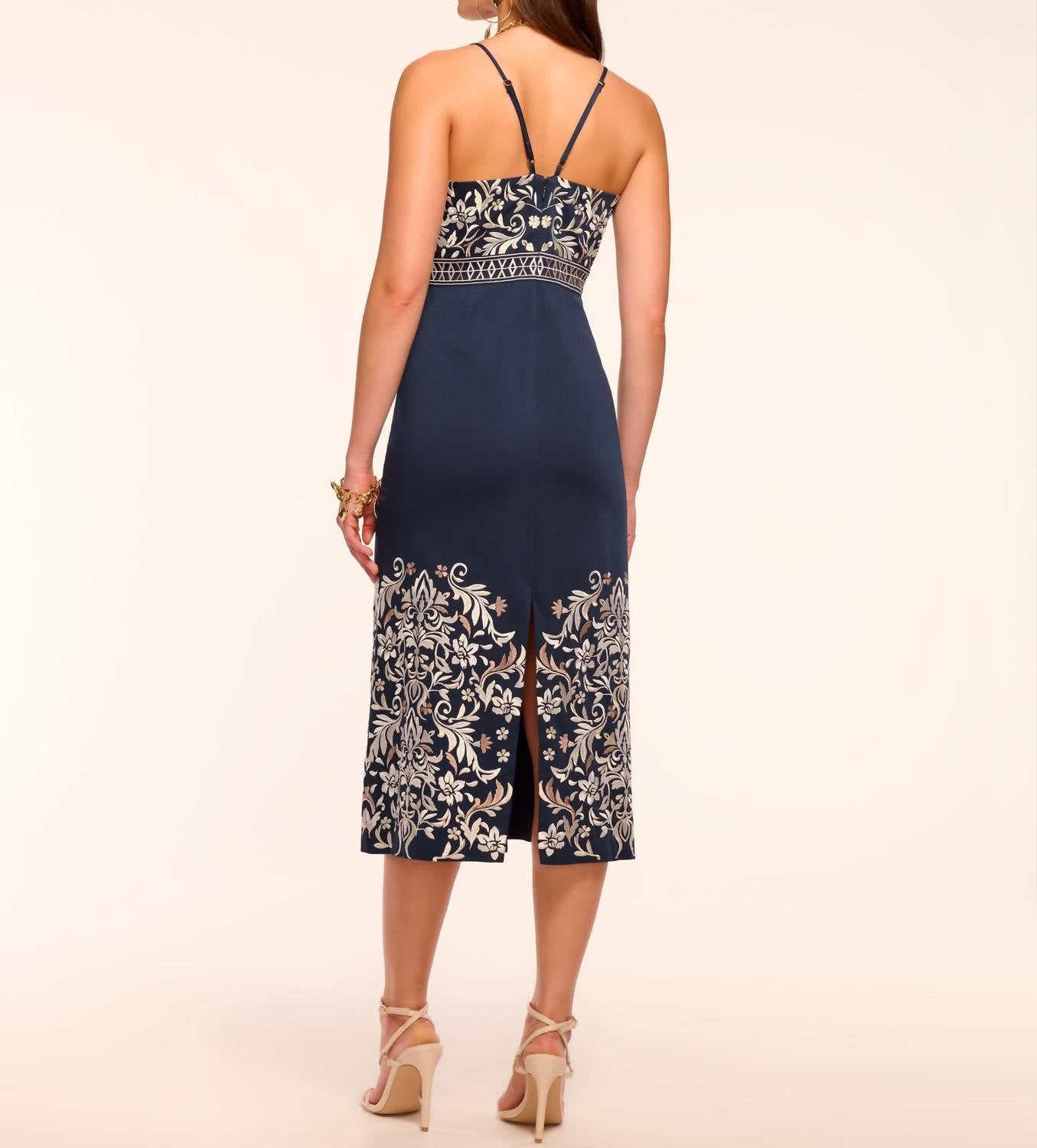 Ramy Brook - Constanza Cotton Embroidered Midi Dress