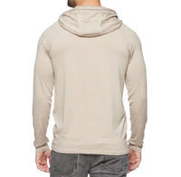 Flags & Anthem Vick Performance Hoodie in oat - men's shirt - detail view