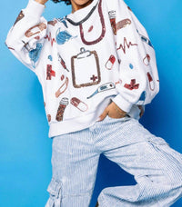 Queen Of Sparkles - Doctor Icon Sweatshirt
