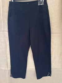 Ethyl Women's Bengaline Crop Pants in black - women's pants