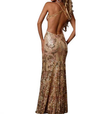Mac Duggal - Open Back Sequin Gown