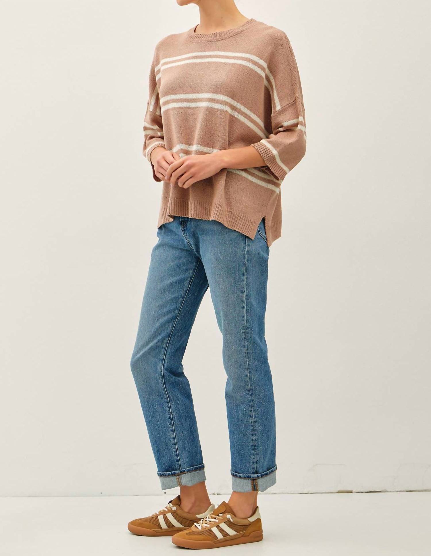 Be Cool - Striped Knit Sweater