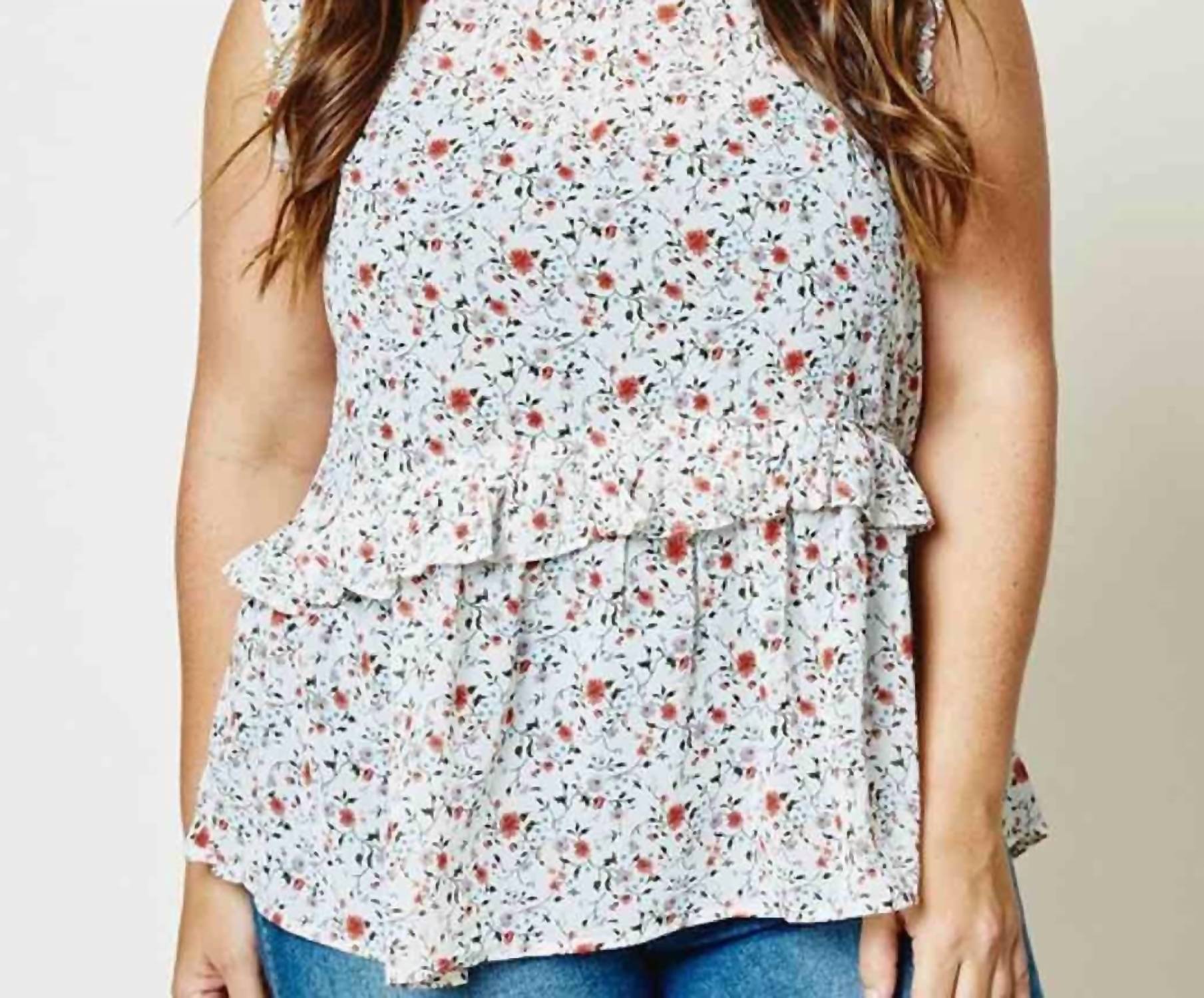 Hayden La - Faye Floral Tank - Plus