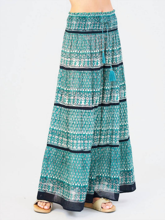 M.A.B.E. - Mari Print Maxi Skirt