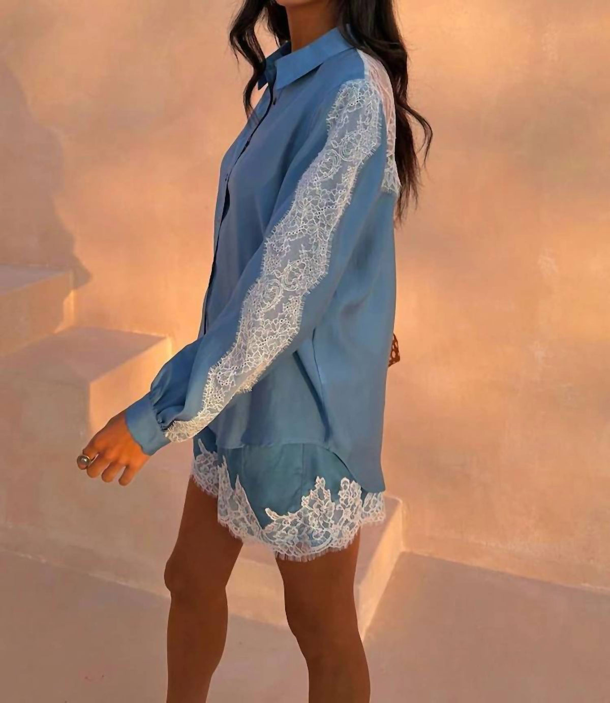 Never Fully Dressed - Women's Lace Marley Shirt