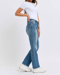 Judy Blue - Midrise Destroyed Dad Jeans