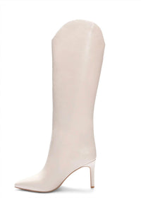 CHINESE LAUNDRY Women's Fiora Dress Boots in white - women's shoe - detail view