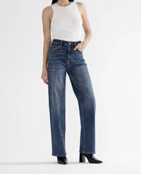 Mica Denim - Netty Super High Straight Leg Jeans