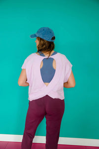 Rae Mode - Anna Open Back Slub Tee