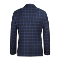 Pelago - Men's Single Breasted Slim Fit Half Canvas Knit Soft Jacket