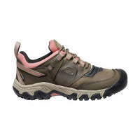 Keen Women's Ridge Flex Waterproof Boot in timberwolf brick dust - women's shoe