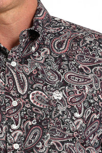 Cinch - Paisley Print Classic Button Down Shirt