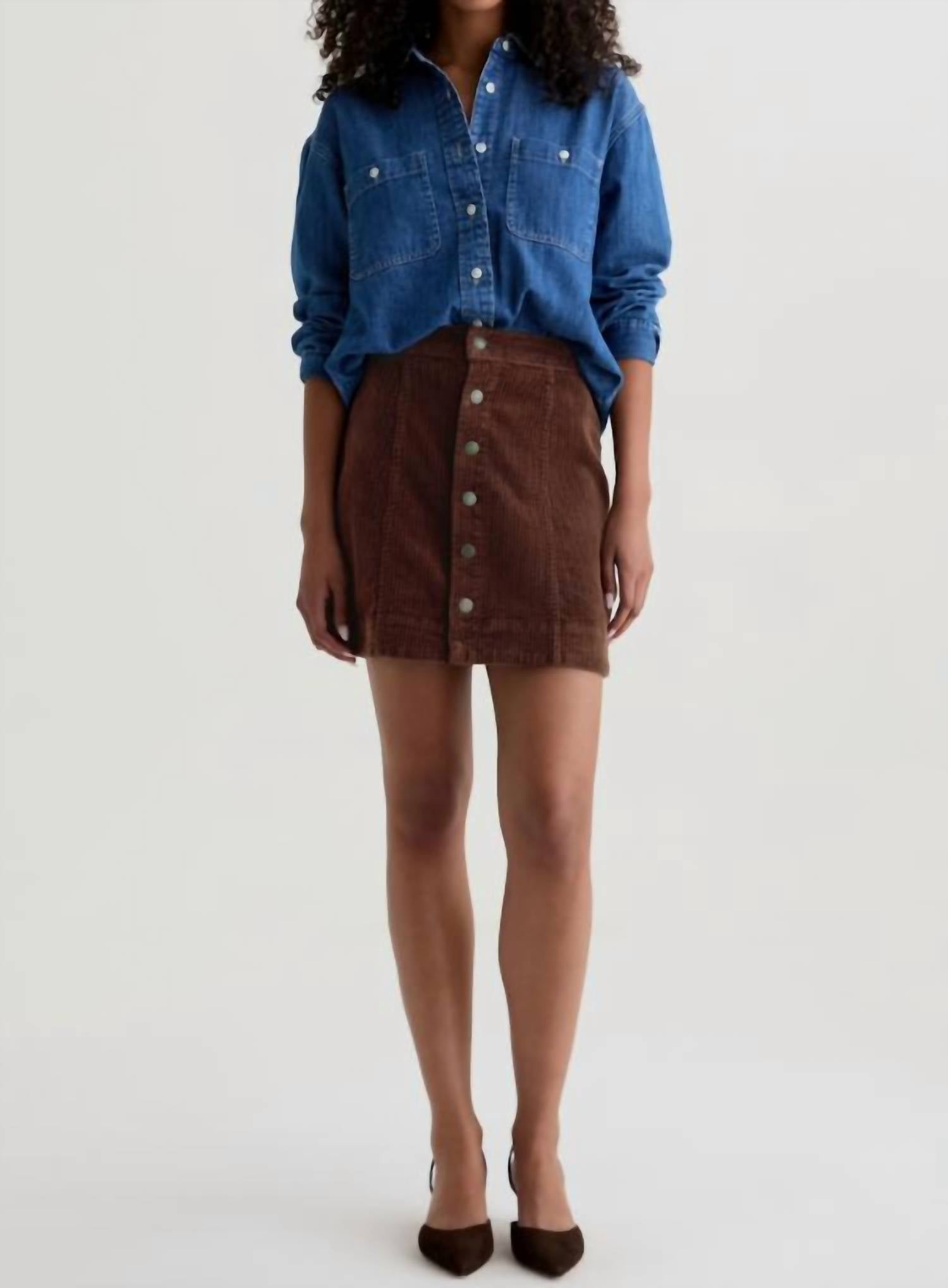Ag Jeans - Evie Corduroy Mini Skirt