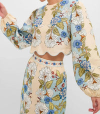 Farm Rio - Floral Linen Blouse