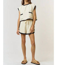 Lalavon - Perfect Combo Top And Short Set