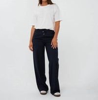 Esqualo - Tirza Drawstring Pinstripe Trousers
