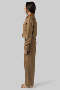Simkhai - Derby Linen Cropped Utility Jacket