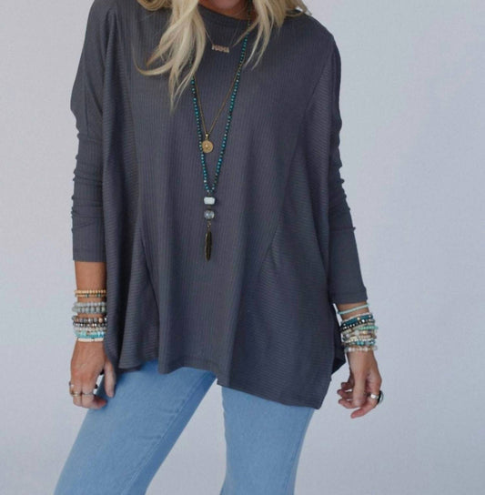 Three Bird Nest - Rosemary Contrast Long Sleeve Top
