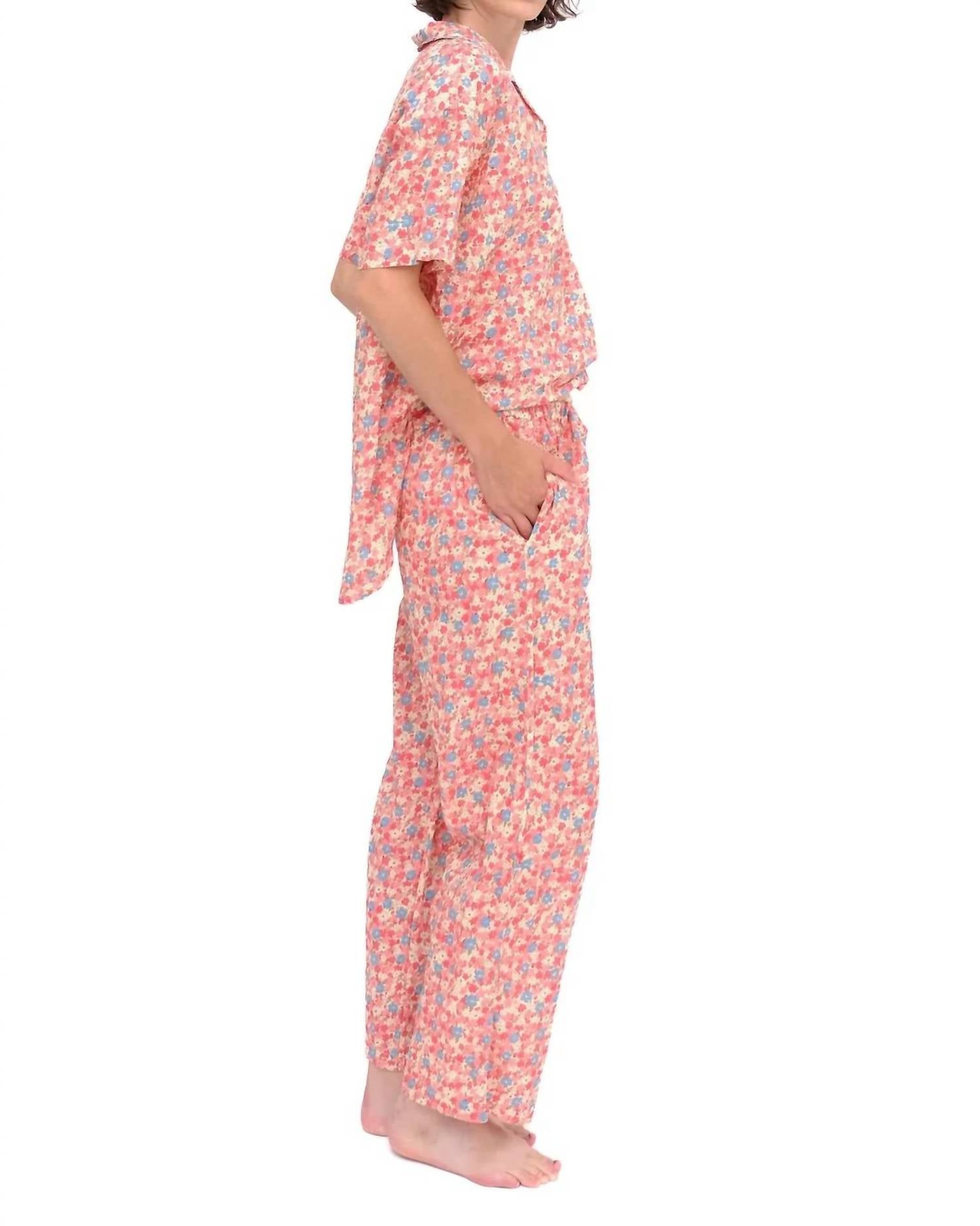 Domi - Slim Frenchie Pajama Pants