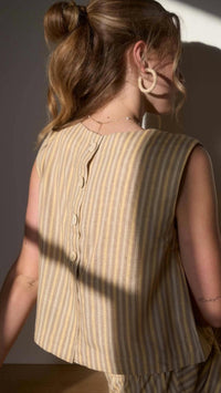 Blu Pepper - Citrus Linen Top
