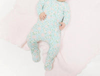 Angel Dear - Vintage Daisy 2 Way Zip Ruffle Footie