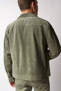 Frame - Modern Suede Trucker Jacket