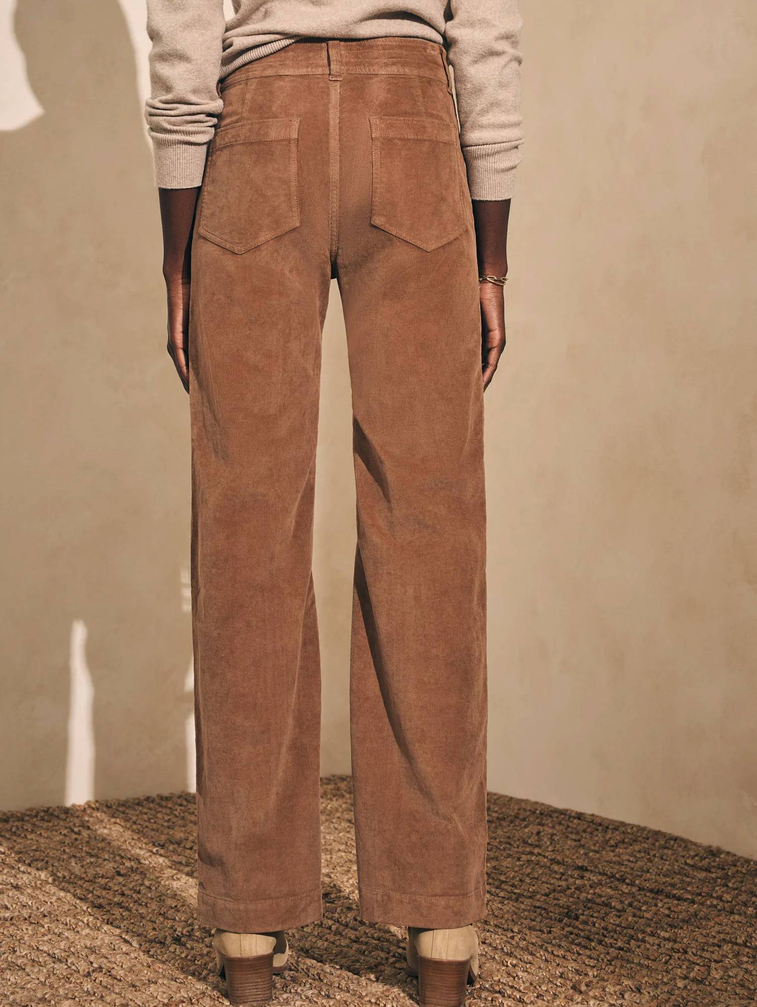 Faherty - Stretch Cord Wide Leg Pant