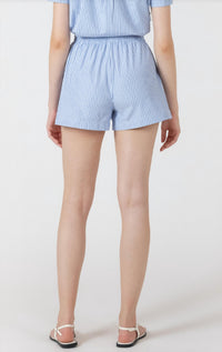 Dex Seaside Pearl Shorts in blue - women's shorts - detail view