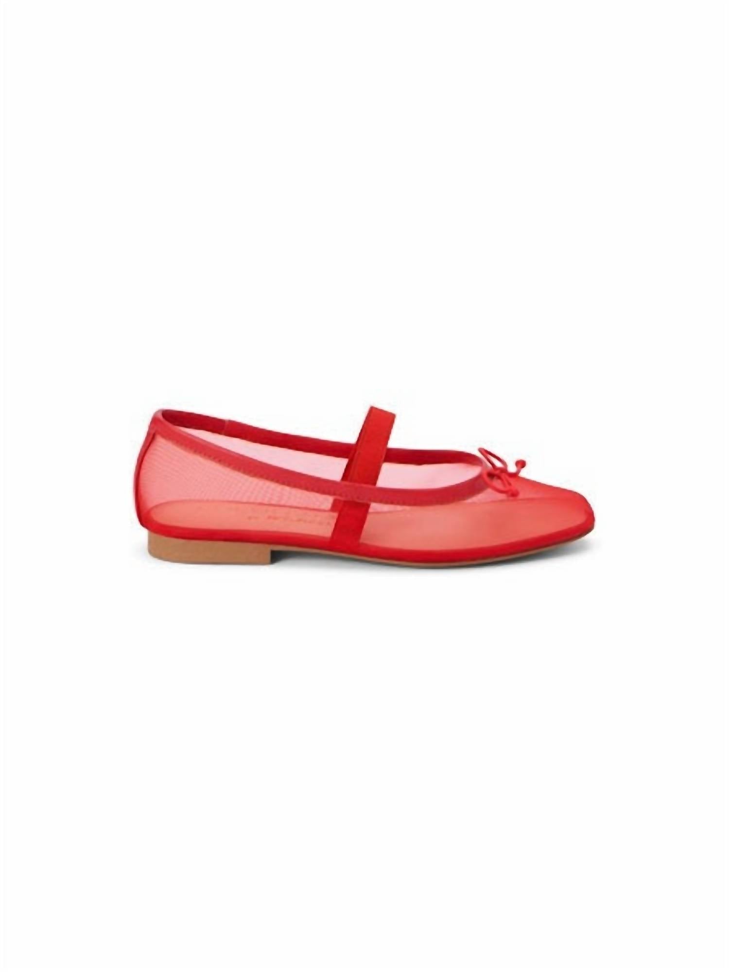 Matisse Women's Bronx Ballet Flat in cherry red - women's flats