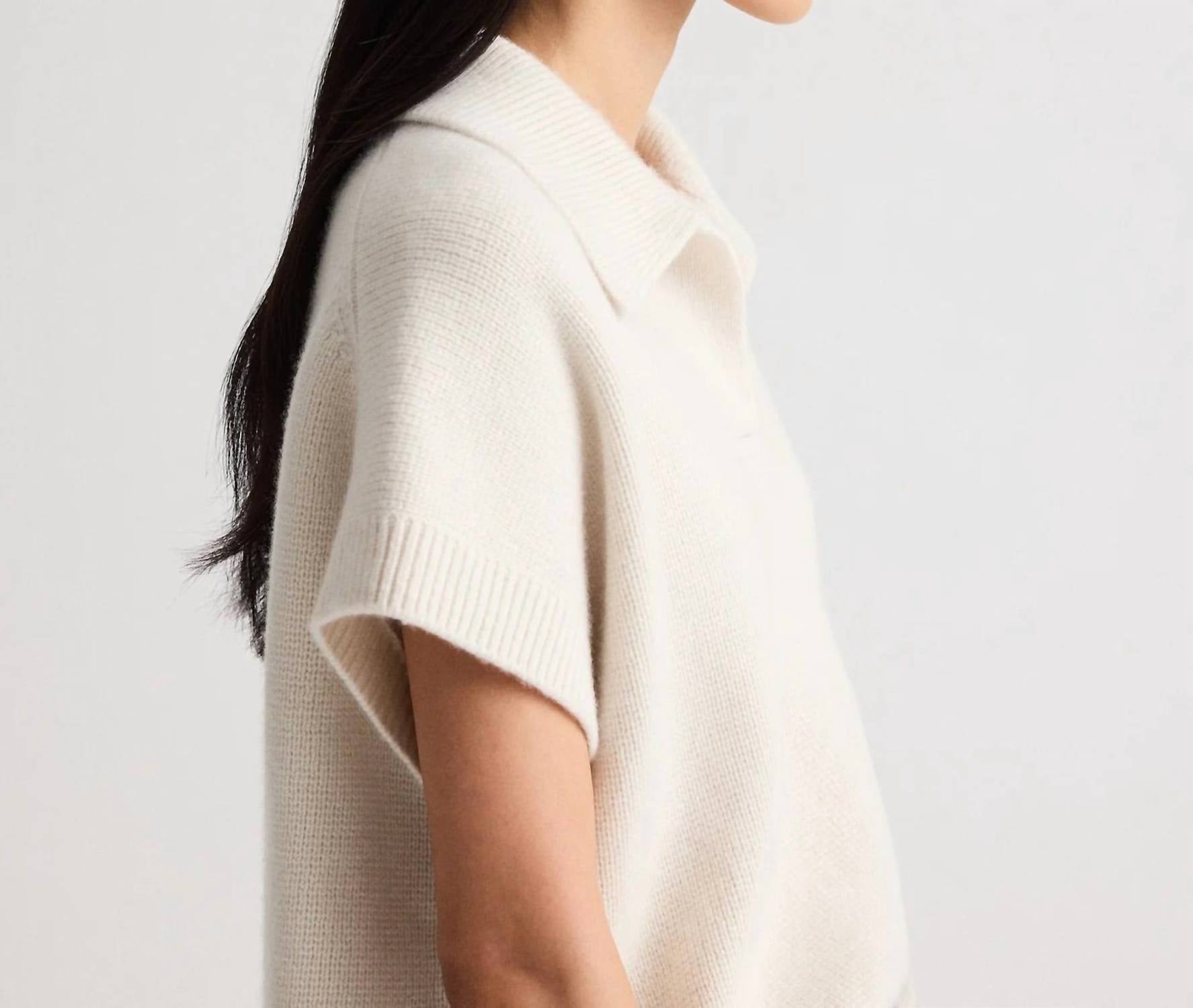 Twp - Supersized Cashmere Polo Top