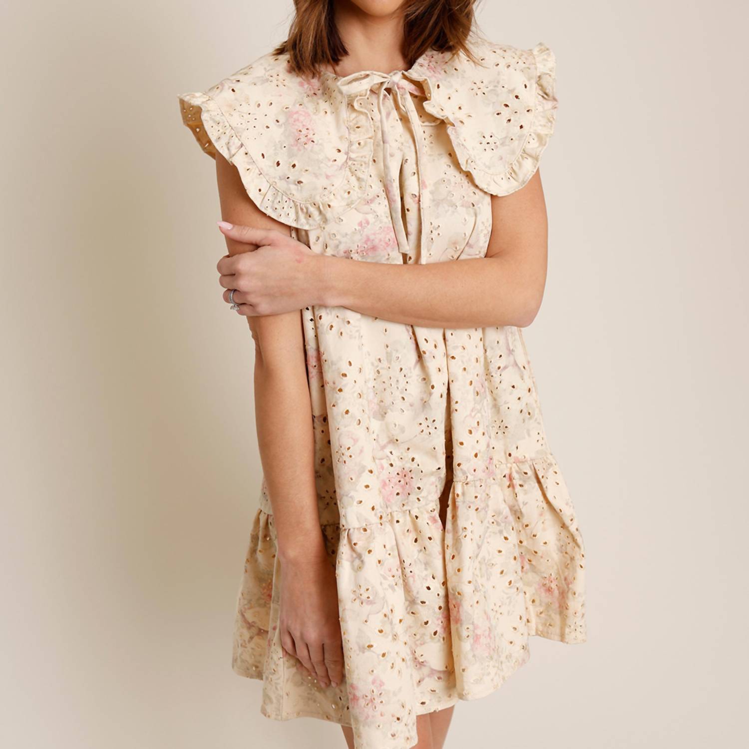 Sofie The Label - Sweetheart Eyelet Drop Waist Dress