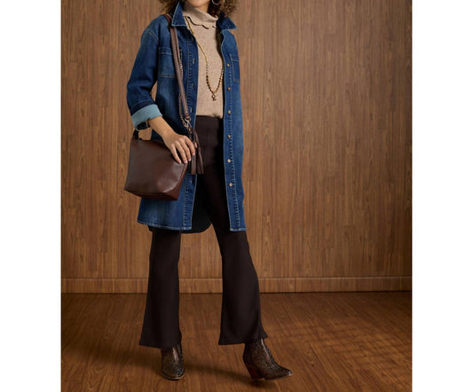 Coco + Carmen - Bambu Soft Button Front Long Shacket