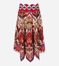 Farm Rio - Scallops Midi Skirt