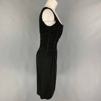 Dolce & Gabbana - Pre-loved Acetate-blend Ruched Cocktail Dress
