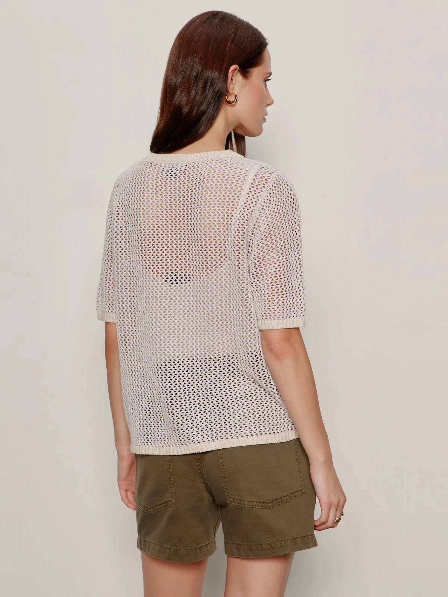 Sanctuary - Open Knit Sweater Tee