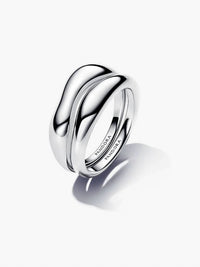 Pandora - Organically Shaped Stacking Rings 8.5