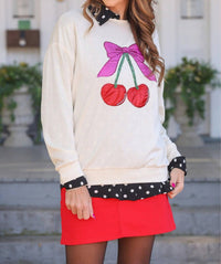 Jess Lea - Cherry Luxe Sweatshirt
