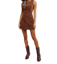 Free People - Women's Atlas Suede Mini Dress