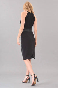 Lola & Sophie - Lenny Vegan Leather Pencil Skirt