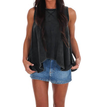Very J - Women's Slow It Down Swing Tank Top
