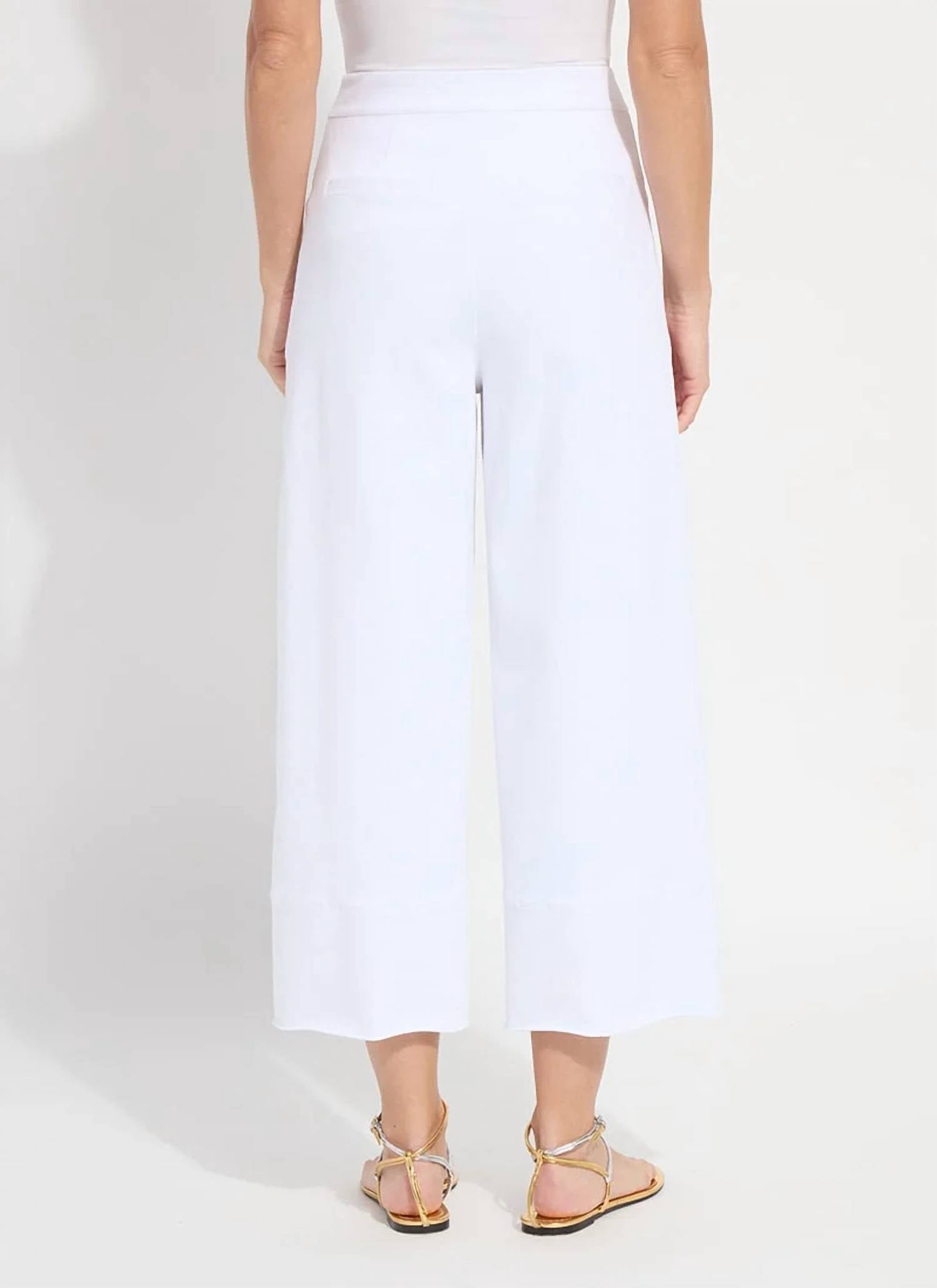 Lysse - Dion Sailor Crop Palazzo Denim Pants